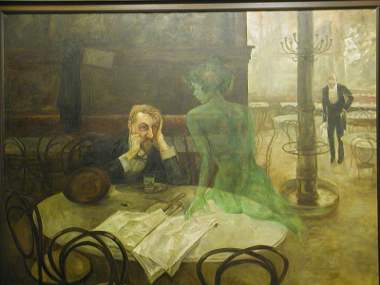 Van Gogh's Absinthe Drinker